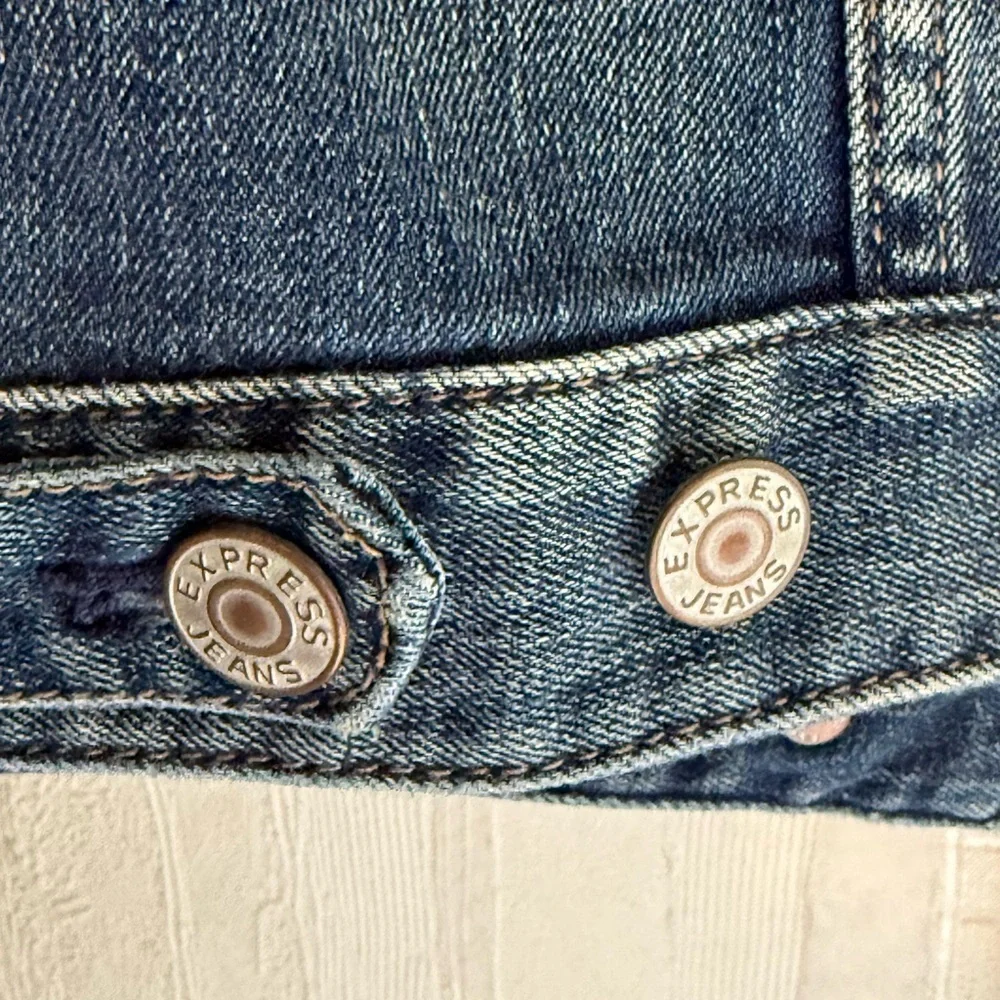 Express Denim Jacket with Gray Accents‎ - Picture 5 of 5